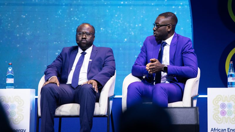 Ghislain Fai-Yengo speaking as a panelist at Africa Week 2025